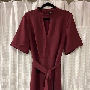 Women’s Lane Bryant 18 Elegant Wine Red Jumpsuit